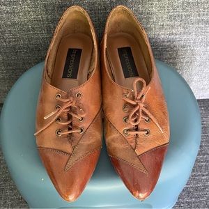 Leather Cottagecore Shoes by Impressions Made in Brazil Size 6.5